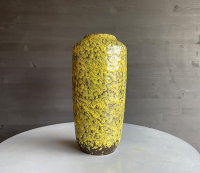 keramik vase gelb
