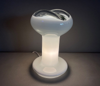 glas skulptur lampe